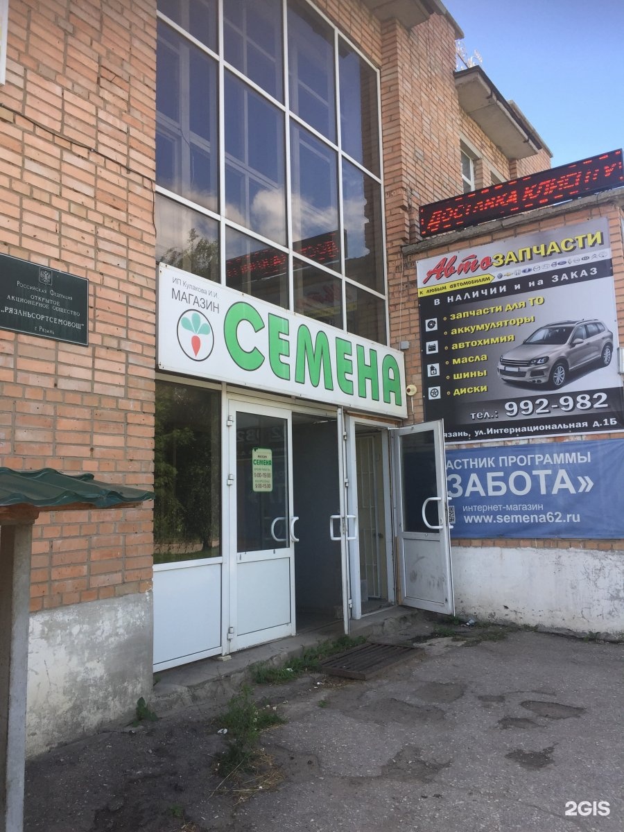 Семена на интернациональной рязань Семена на интернациональной рязань