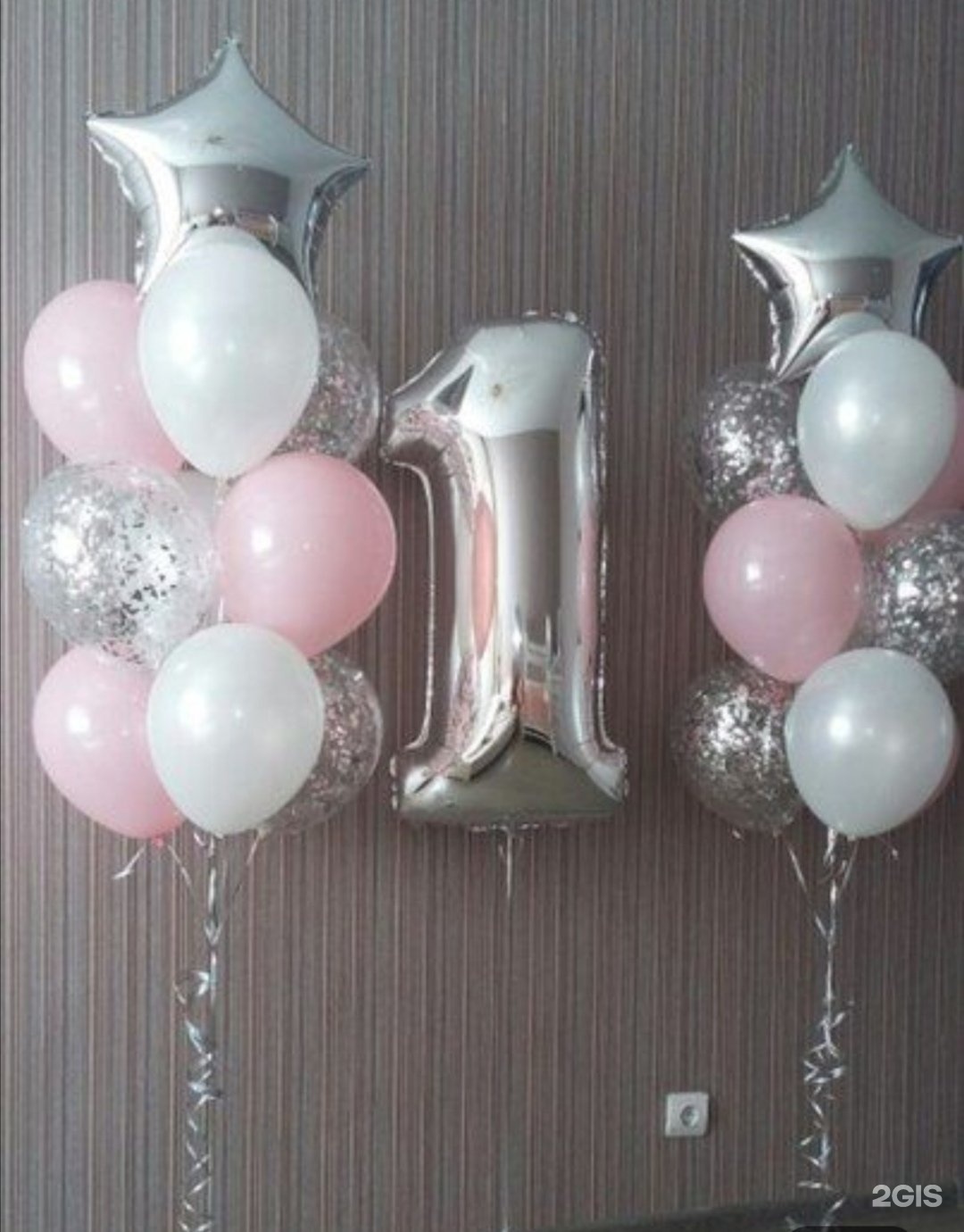 шары на день рождения девочке 1 год