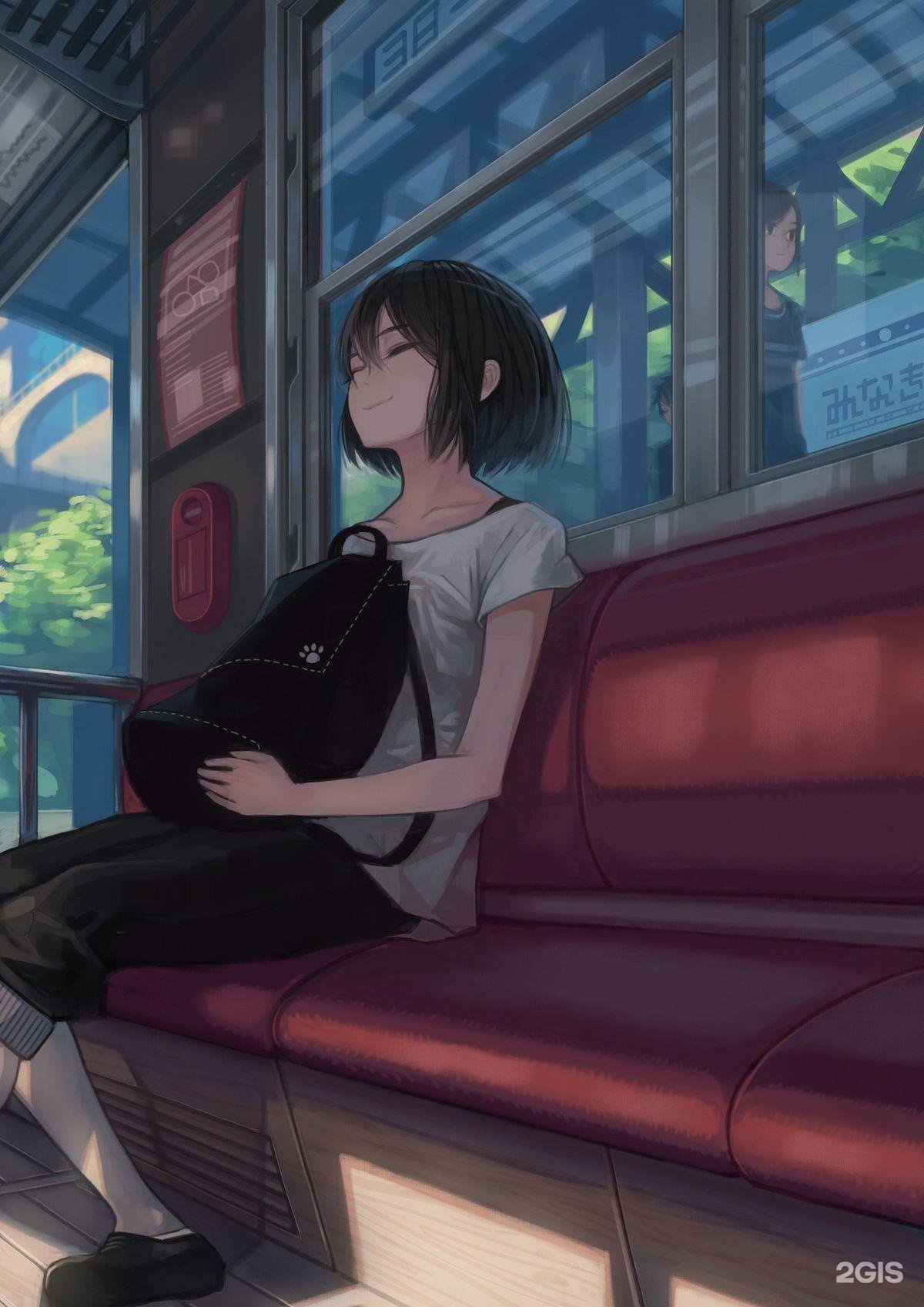 Одинокая девушка аниме