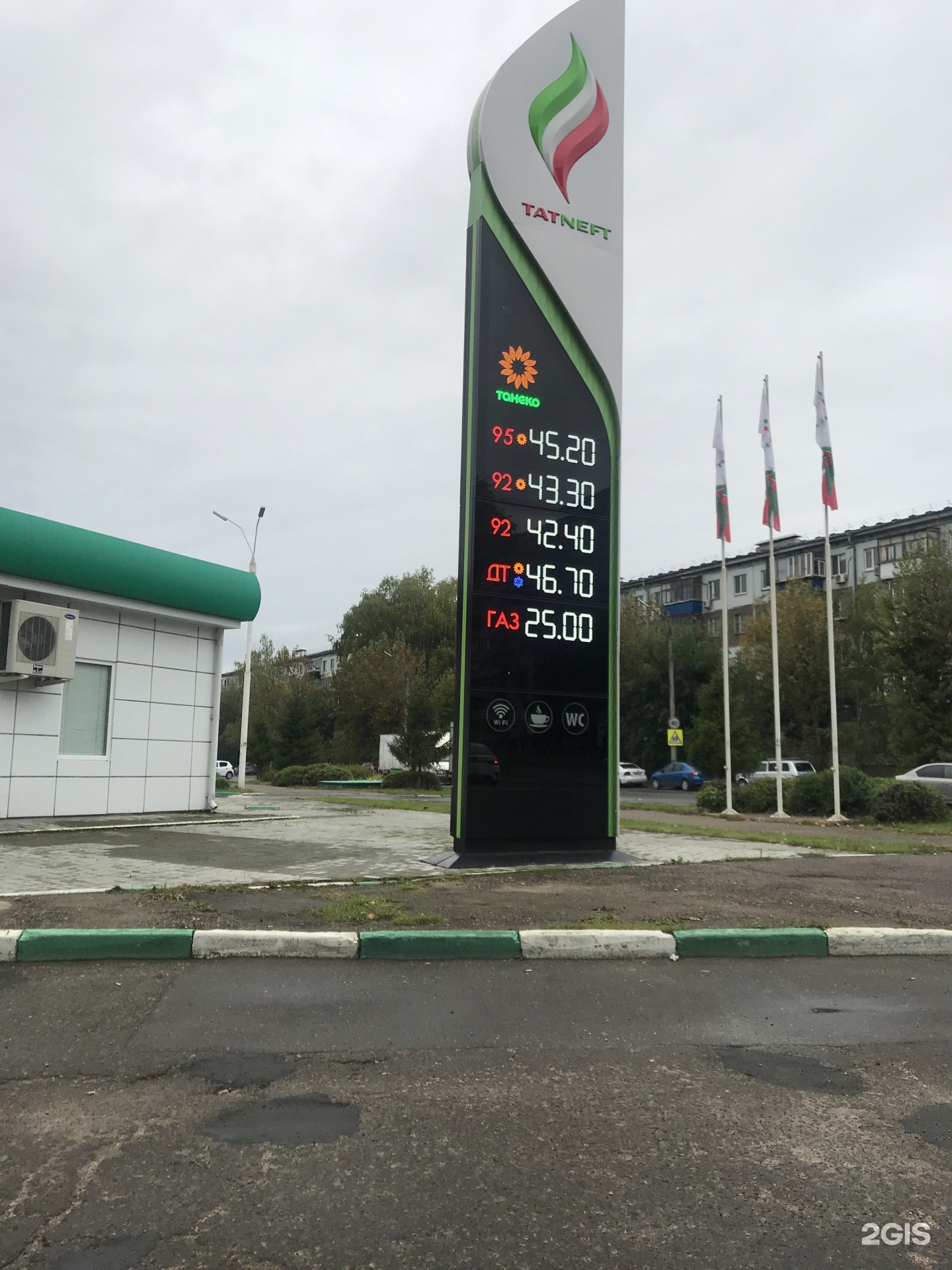 Карта заправок татнефть в казани