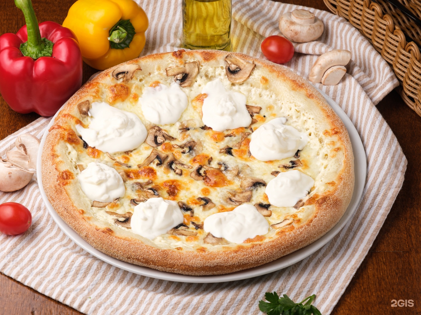 пицца грибная со сливочным соусом фото 57