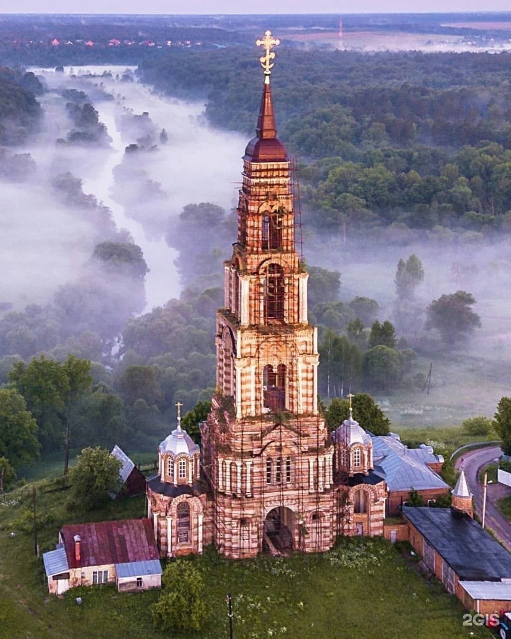 Колокольня церкви Иоанна Предтечи Серпуховский район