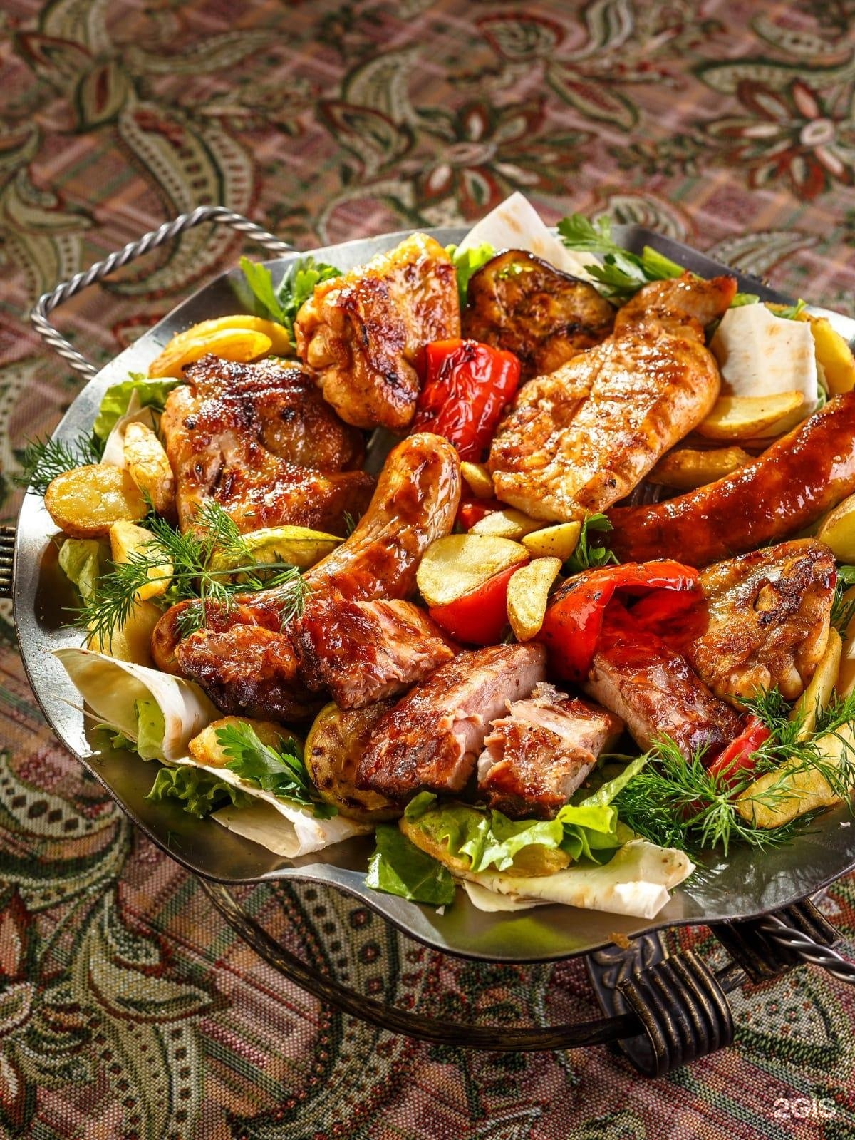 Садж блюдо азербайджанской
