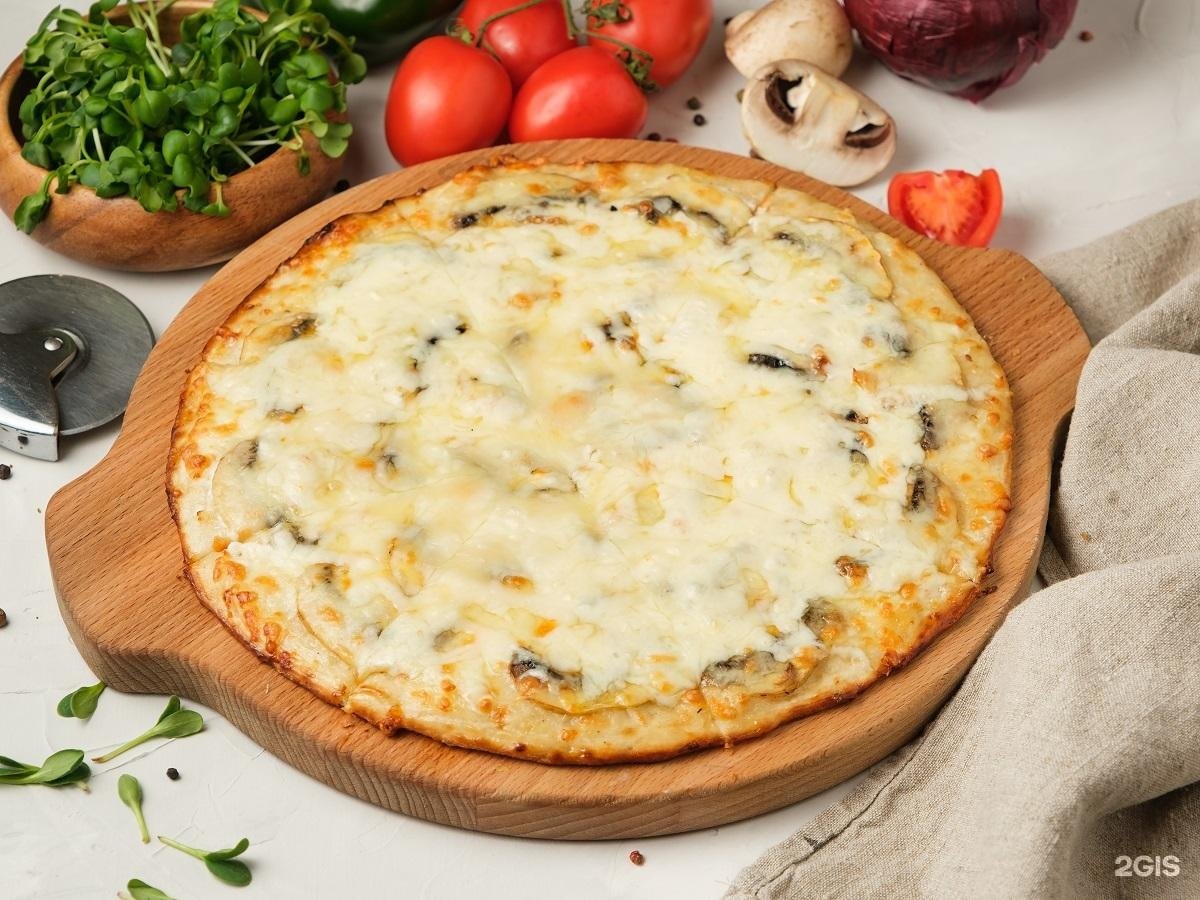 пицца грибная с белым соусом рецепт фото 41