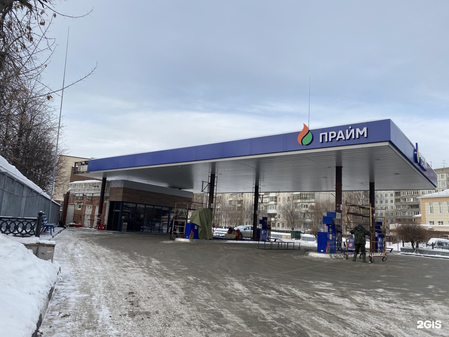 Сибнефть заправка карта