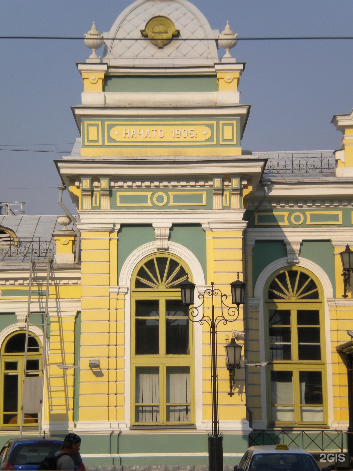 Иркутск пассажирский. Вокзал Иркутск-пассажирский 1907.