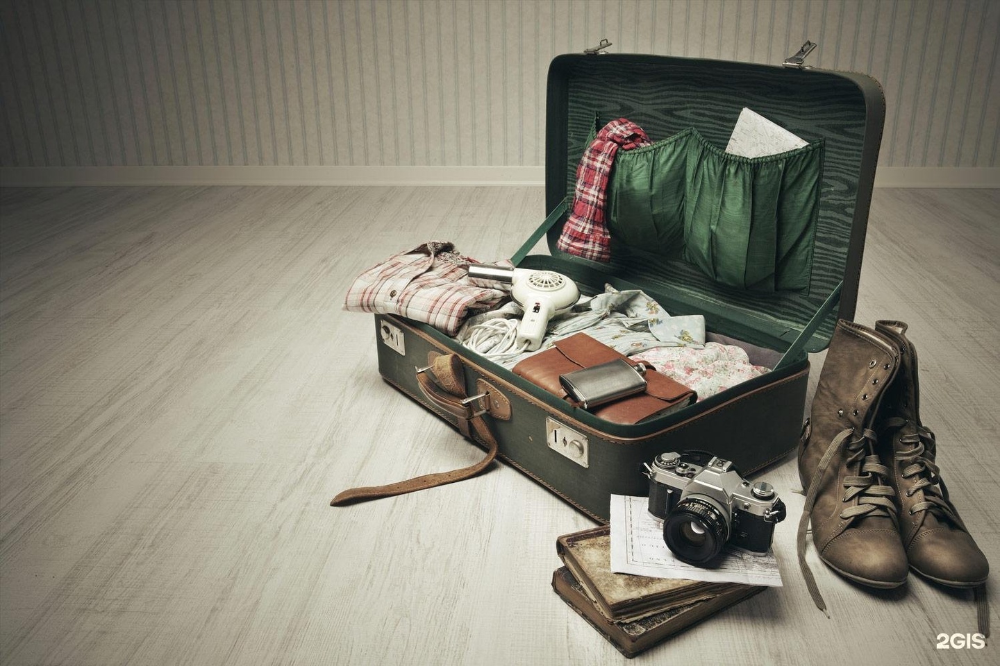 Собранные чемоданы с вещами