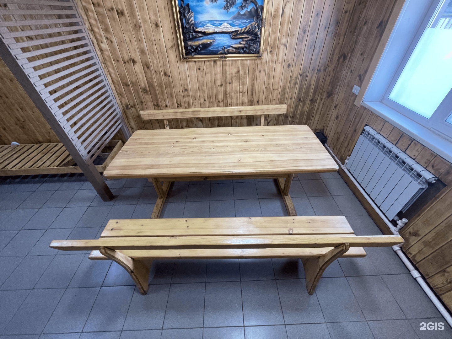 Веник, тазик, два ковша