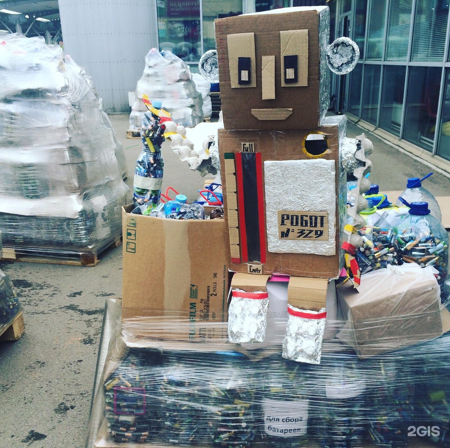 Box on the go. Утилизация батареек