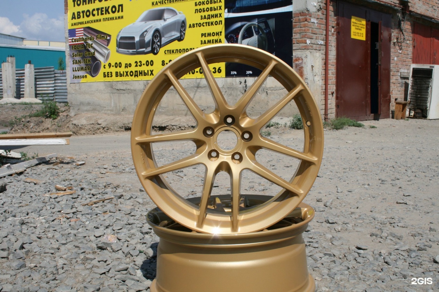Реклама по реставрации дисков. Биг Вилс Новосибирск колеса.