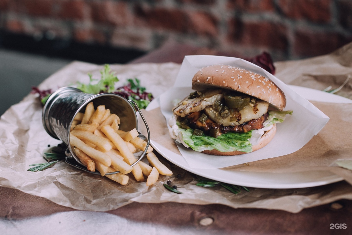 Burger coffee. Бруклин бургер.