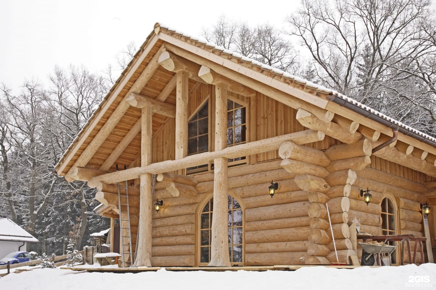 Фото внутренней отделки деревянных домов из бревна