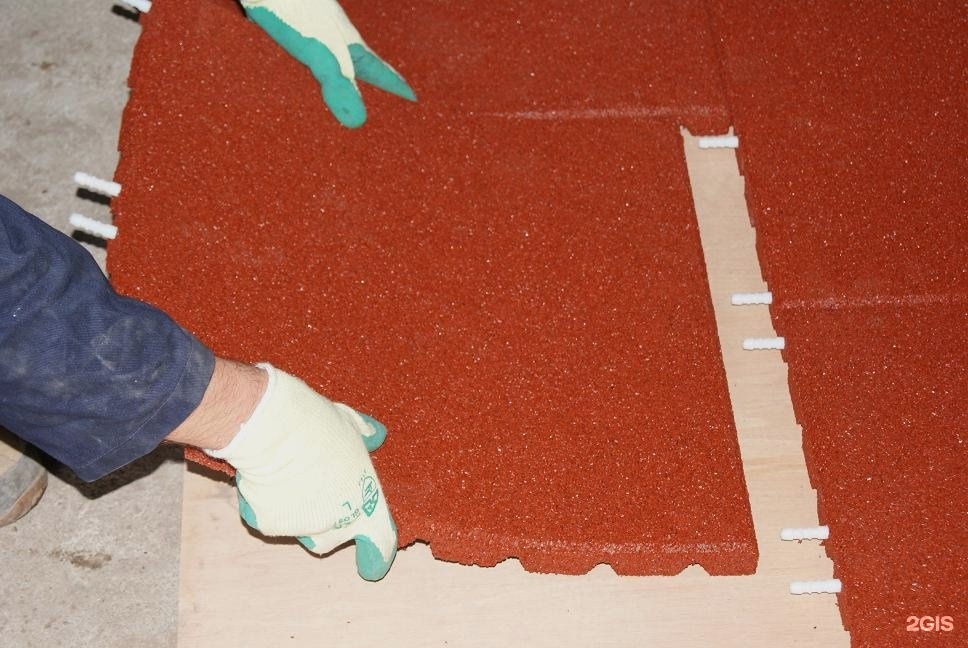 технология укладки резиновой плитки на бетонное основание