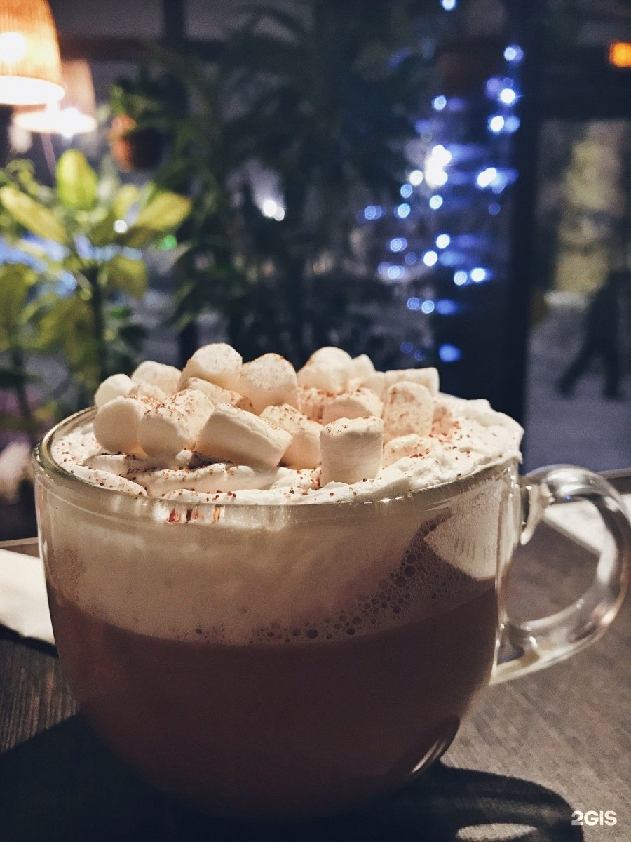 какао в кафе