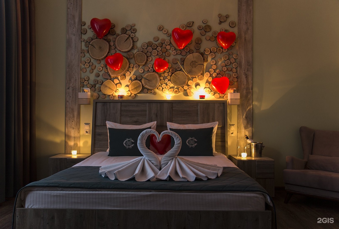 Романтические комнаты для влюбленных