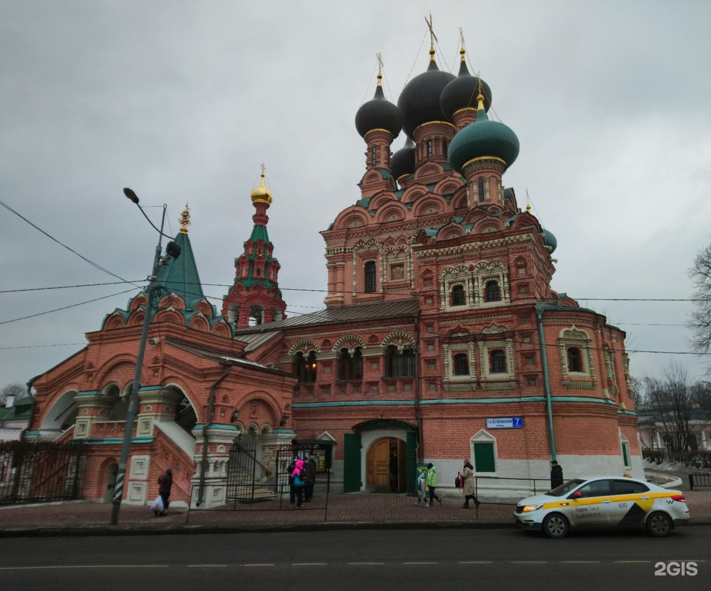 Храм Троицы Живоначальной в Останкине план