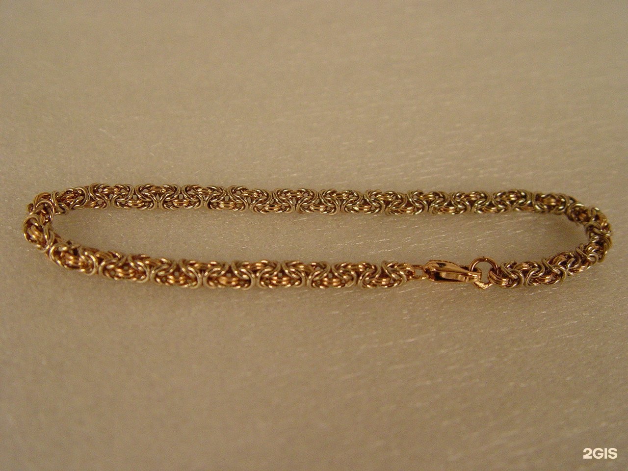 Золотой браслет женский лисий хвост