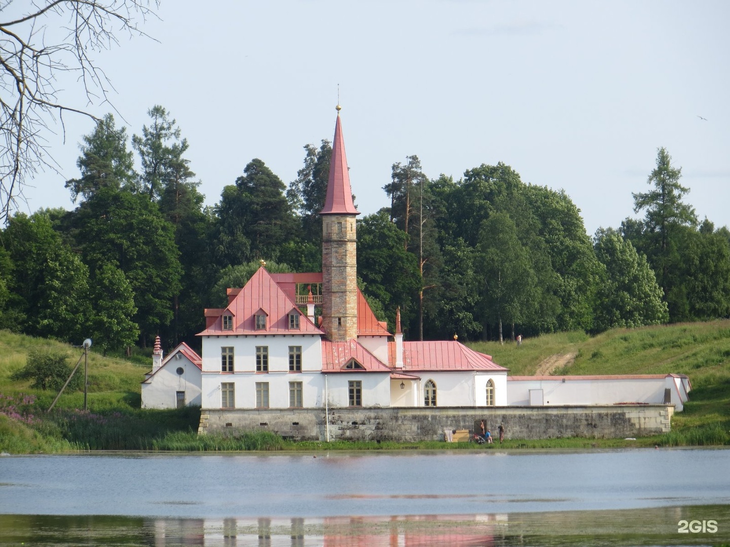 Приоратский дворец гатчина карта