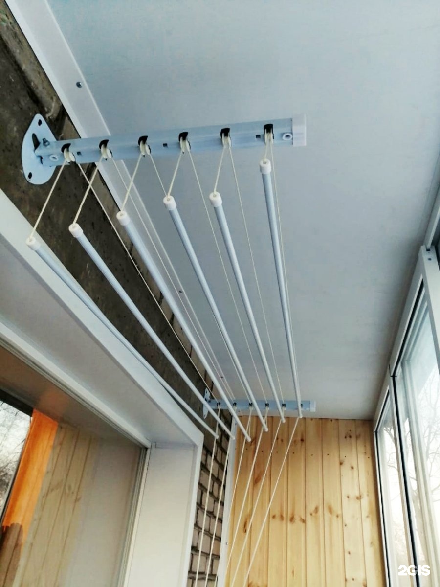 Балкон веревки для белья
