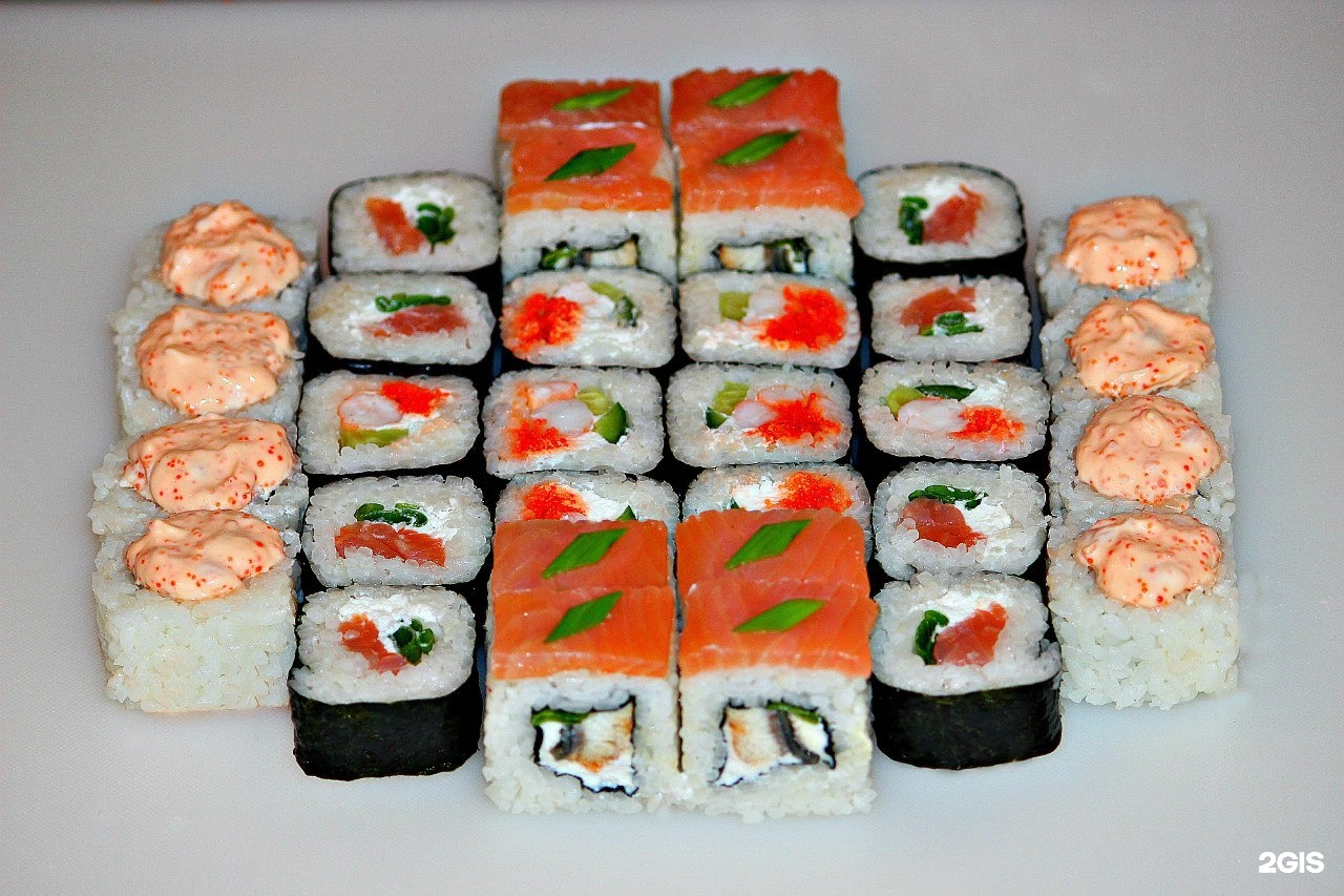 Большие наборы суши роллы фото 102
