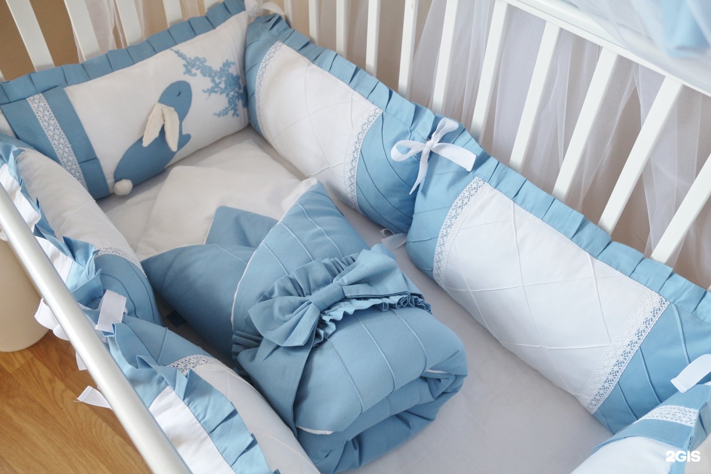 Комплект постельного белья для новорожденного