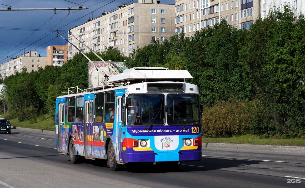 Фото мурманский троллейбус