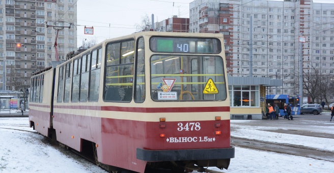 40-й трамвай в Санкт-Петербурге: маршрут и остановки на …