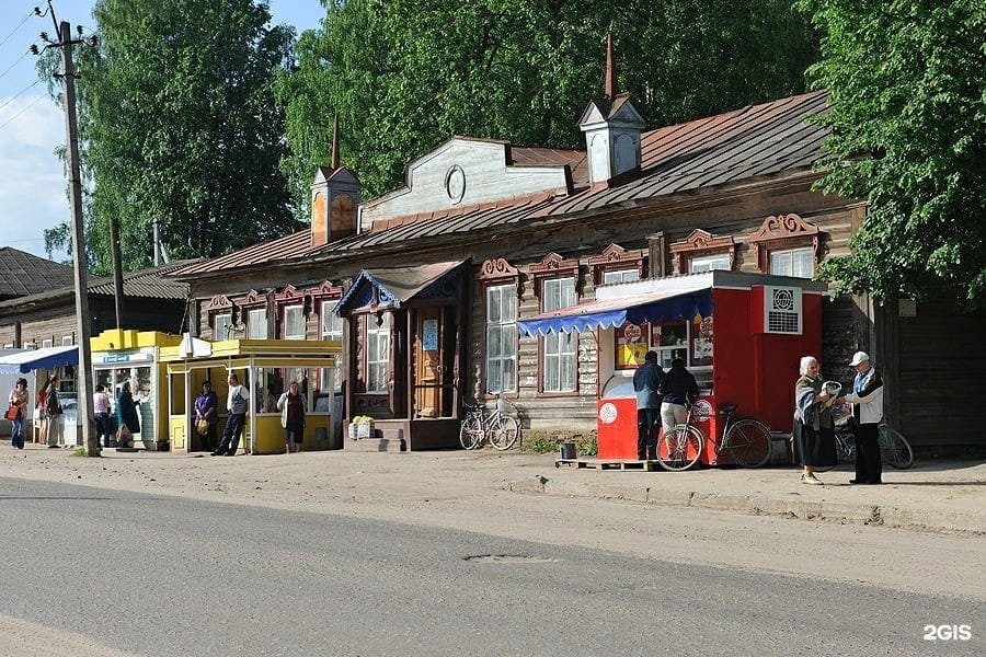 Нерехта карта города с улицами и домами