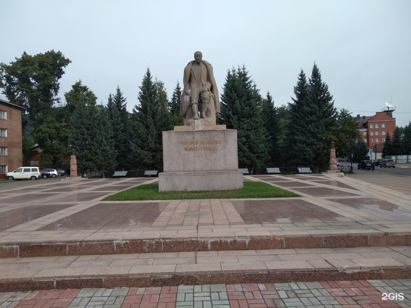 Памятник Гуркину Горно Алтайск