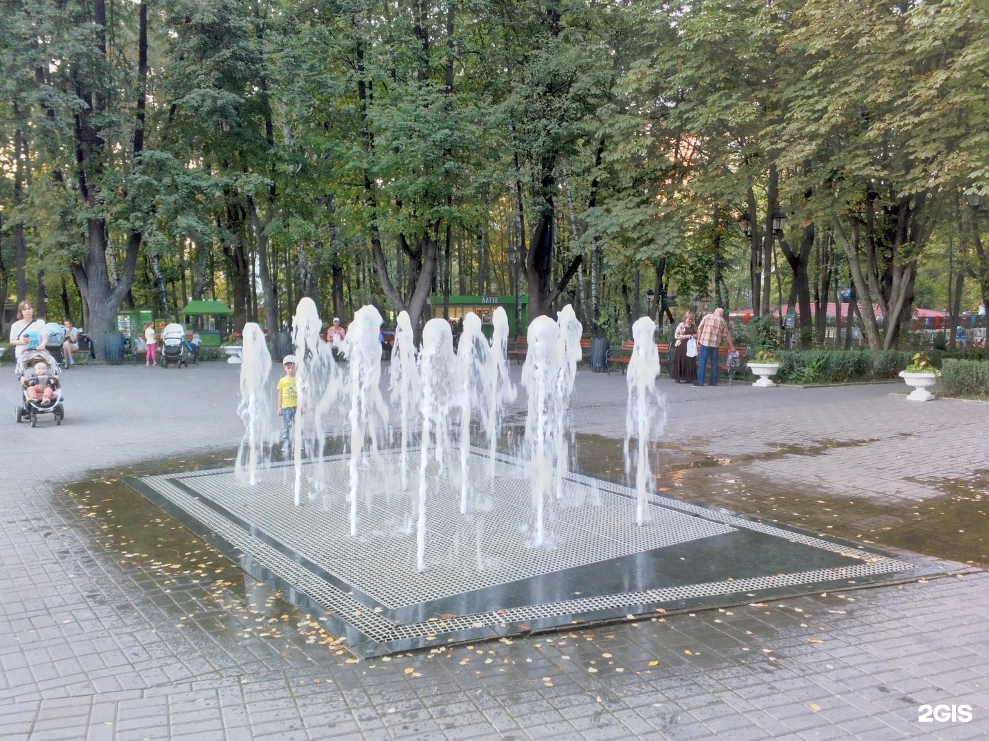 Лианозовский парк сухой фонтан