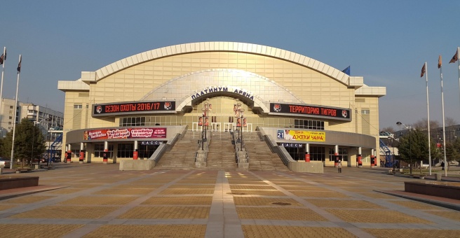 Платинум арена хабаровск фото Платинум Арена, спортивно-зрелищный комплекс, улица Дикопольцева, 12, Хабаровск 