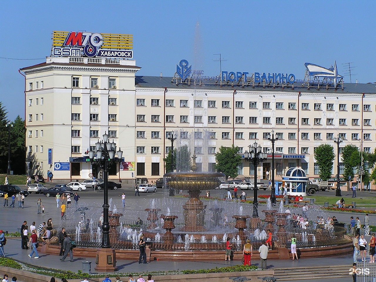 Гостиница на площади Ленина Хабаровск