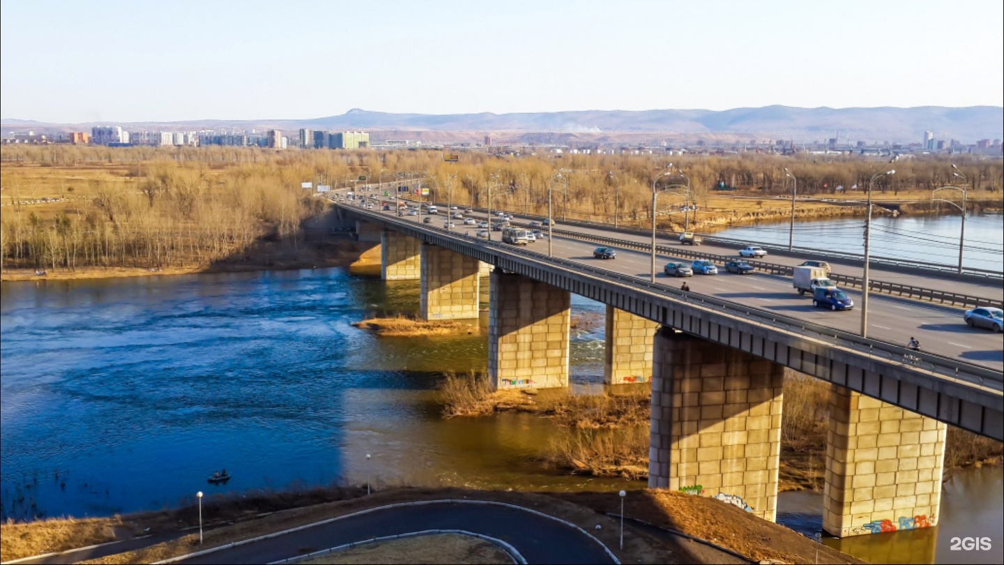 октябрьский мост в красноярске