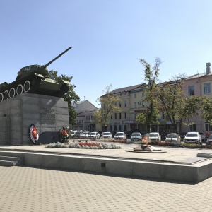 Сквер танкистов орел рисунок