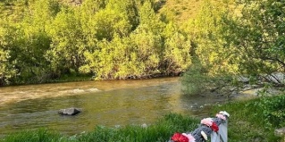 Красноярск: Турбаза Базаиха river