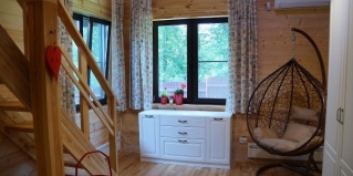 Светлое: Коттедж Коттедж с сауной и камином